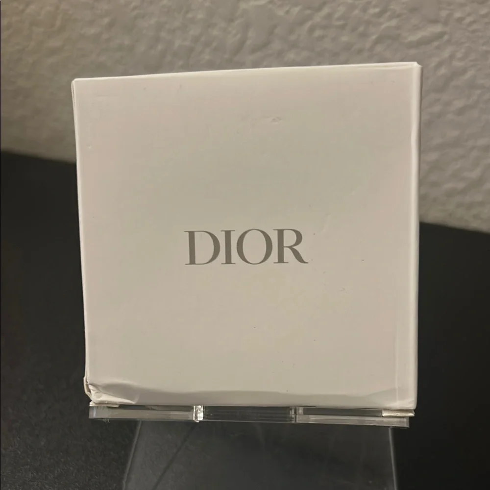 Dior Metallic Silver Round Pouch - Picture 3 of 5